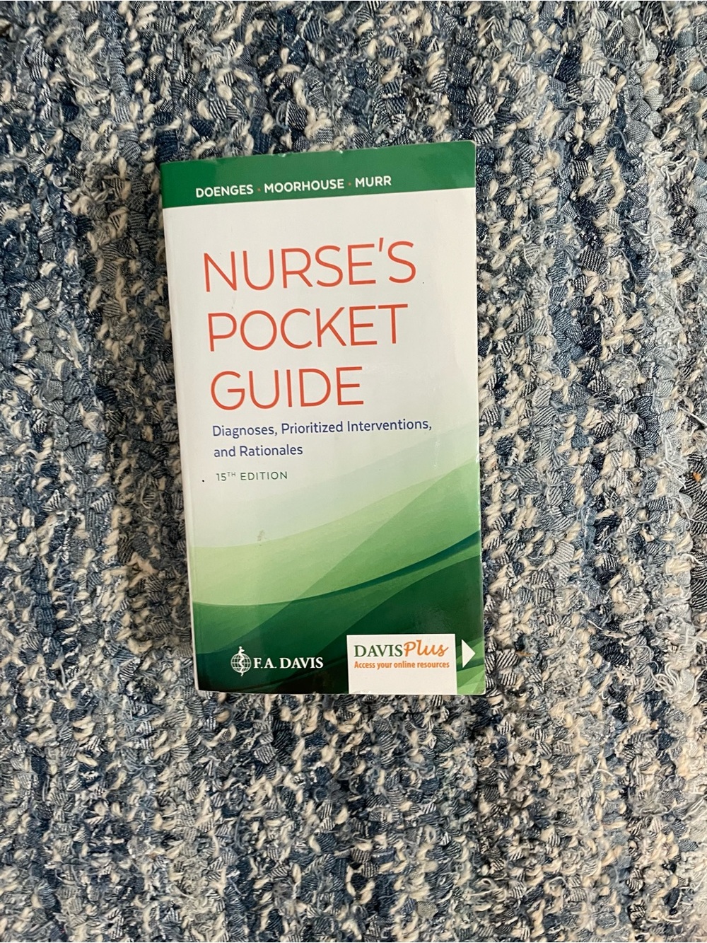 Nurses Pocket Guide 15th edition F.A. David